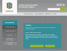 Tablet Screenshot of comepal.fr